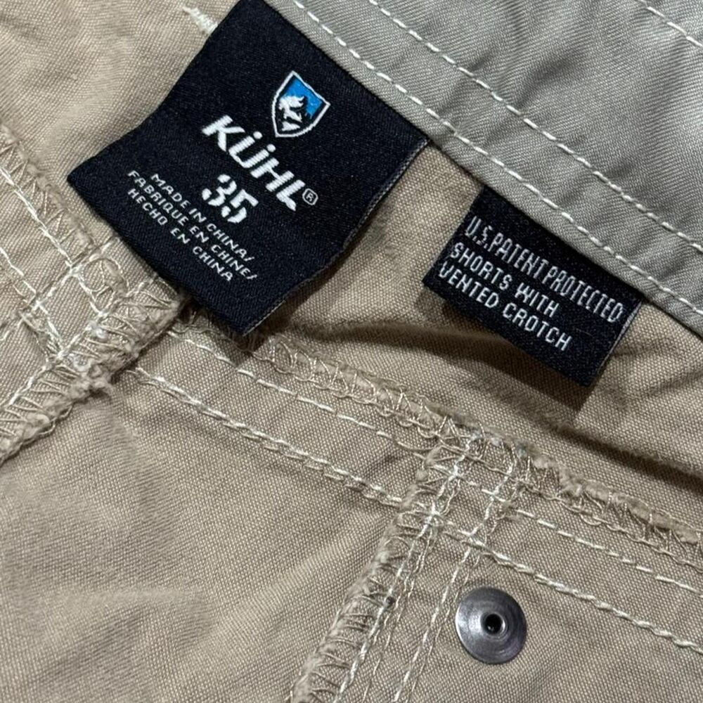 KÜHL tan hiking shorts with vented crotch - Picture 6 of 8